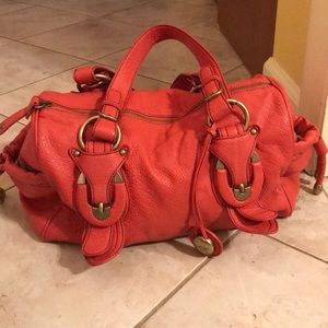 Jessica Simpson salmon hobo bag